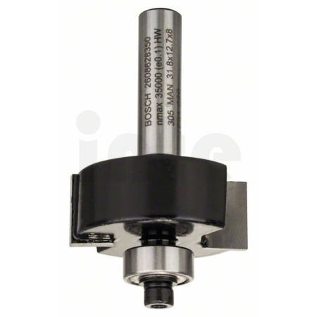 BOSCH Falcovací stopková fréza, 8 mm, B 9,5 mm, D 31,8 mm, L 12,5 mm, G 54 mm 2608628350