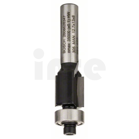BOSCH Zarovnávací fréza, 8 mm, D1 12,7 mm, L 13 mm, G 56 mm 2608628347