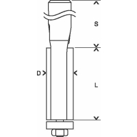 BOSCH Zarovnávací fréza, 8 mm, D1 12,7 mm, L 13 mm, G 56 mm 2608628347