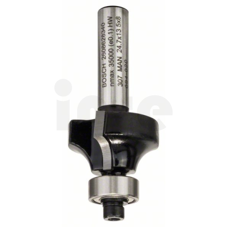 BOSCH Zaoblovací fréza, 8 mm, R1 6 mm, L 13,2 mm, G 53 mm 2608628340