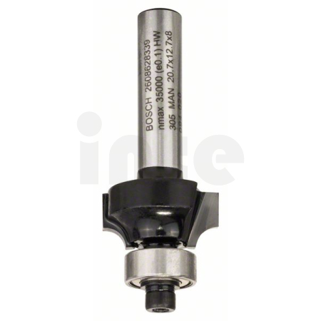 BOSCH Zaoblovací fréza, 8 mm, R1 4 mm, L 10,5 mm, G 53 mm 2608628339