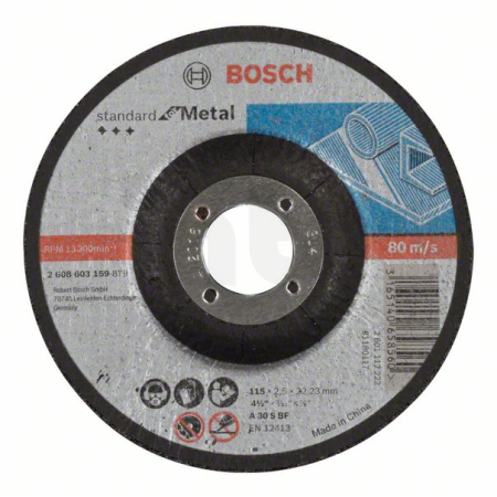 BOSCH Dělicí kotouč profilovaný Standard for Metal 2608603159