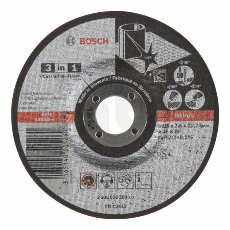 BOSCH Dělicí kotouč 3 v 1 2608602389