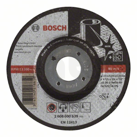 BOSCH Hrubovací kotouč profilovaný Expert for Inox 2608600539