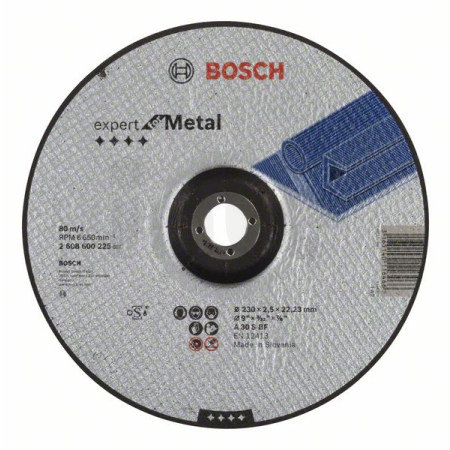 BOSCH Dělicí kotouč profilovaný Expert for Metal 2608600225