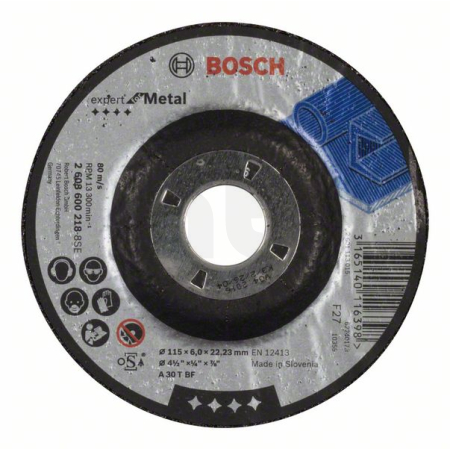 BOSCH Hrubovací kotouč profilovaný Expert for Metal 2608600218