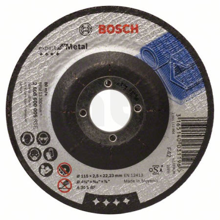 BOSCH Dělicí kotouč profilovaný Expert for Metal 2608600005