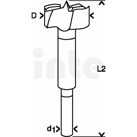 BOSCH Forstnerovy vrtáky, DIN 7483 G 2608597102