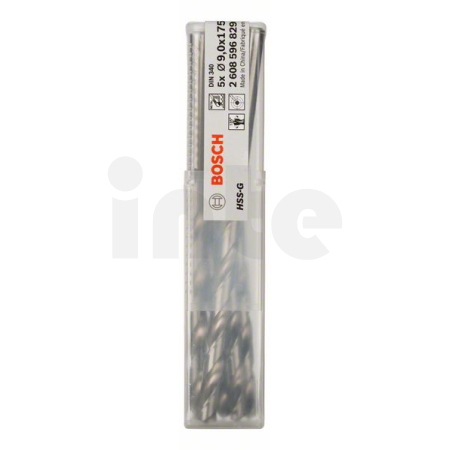 BOSCH Vrtáky do kovu HSS-G, DIN 340, 5 ks 2608596829