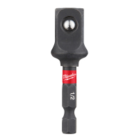 MILWAUKEE Nástrčný adaptér Shockwave 1/4" HEX x 1/2"  4932478803