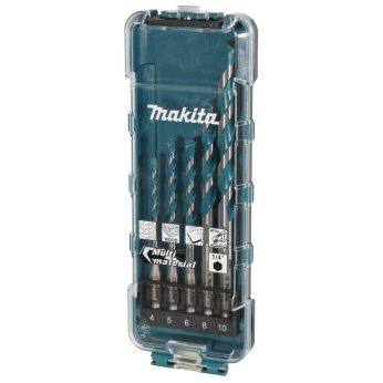 Makita - sada vrtáků šestihran 1/4" univerzálních Multimateriál 5 ks v plastové krabičce E-16732