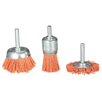 Makita - sada nylonových kartáčů pro hrubé broušení 3 ks v blistru D-70742