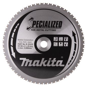 Makita - kotouč pilový ocel SPECIALIZED 30mm5x2.1x25.4mm 60Z = old B-09765 B-33439
