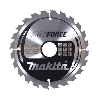 Makita - kotouč pilový dřevo MAKFORCE 165x2.4x30mm 24Z = old B-08305 B-32219