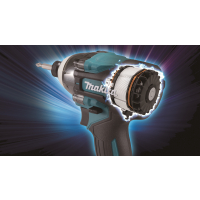 Makita - Aku rázový šroubovák 1/4"Li-ion XGT 40V/2,5Ah, Makpac TD004GD201