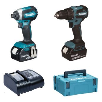 Makita - Aku sada DDF490+DTD153 Li-ion LXT 18V DLX2535SJ