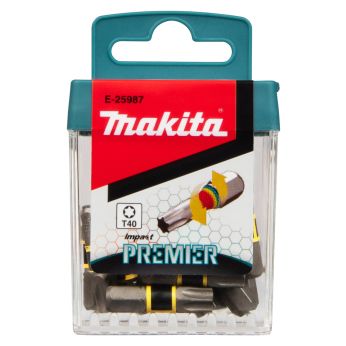 Makita - torzní bit řady Impact Premier (C-form) T40-25mm, 15 ks E-25987