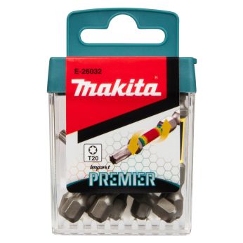 Makita - torzní bit řady Impact Premier (E-form) T20-50mm, 10 ks E-26032