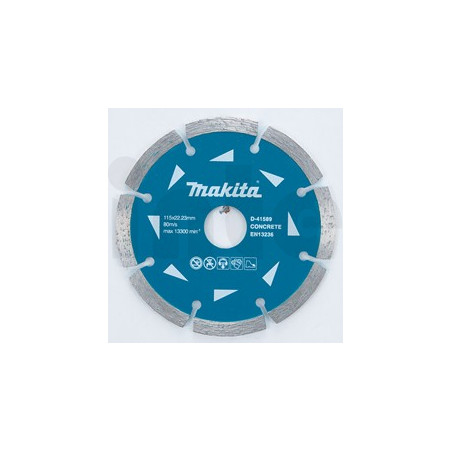 Makita - kotouč řezný diamantový segmentový 115x22.23mm D-41589