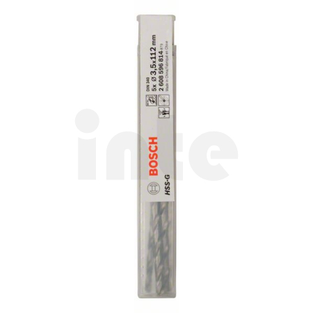BOSCH Vrtáky do kovu HSS-G, DIN 340, 5 ks 2608596814