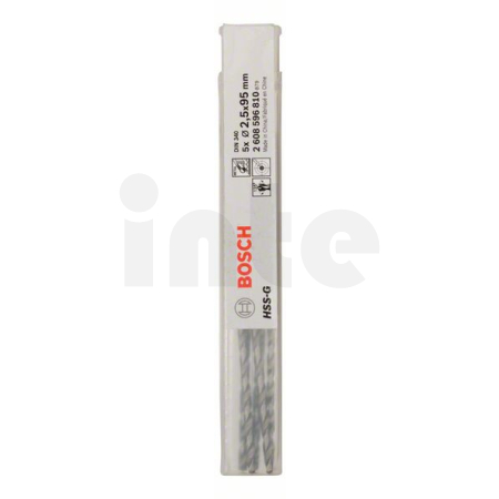 BOSCH Vrtáky do kovu HSS-G, DIN 340, 5 ks 2608596810