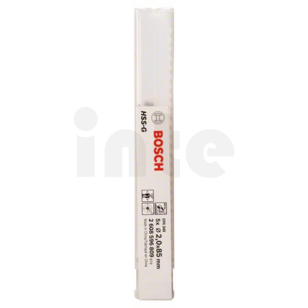 BOSCH Vrtáky do kovu HSS-G, DIN 340, 5 ks 2608596809