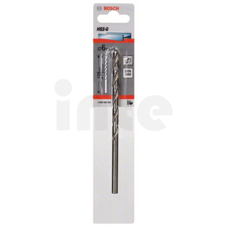 BOSCH Vrtáky do kovu HSS-G, DIN 340 2608595685