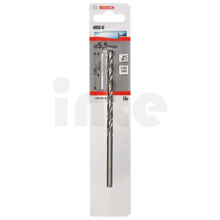 BOSCH Vrtáky do kovu HSS-G, DIN 340 2608595684