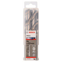 BOSCH Vrtáky do kovu HSS-G, DIN 338, 5 ks 2608595083