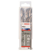 BOSCH Vrtáky do kovu HSS-G, DIN 338, 5 ks 2608595080