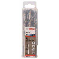BOSCH Vrtáky do kovu HSS-G, DIN 338, 5 ks 2608595079