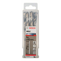 BOSCH Vrtáky do kovu HSS-G, DIN 338, 5 ks 2608595077