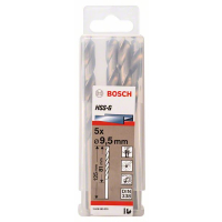 BOSCH Vrtáky do kovu HSS-G, DIN 338, 5 ks 2608595076