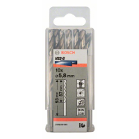 BOSCH Vrtáky do kovu HSS-G, DIN 338, 10 ks 2608595065