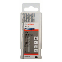 BOSCH Vrtáky do kovu HSS-G, DIN 338, 10 ks 2608595064