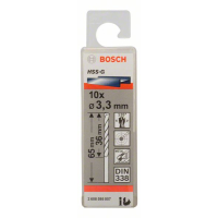 BOSCH Vrtáky do kovu HSS-G, DIN 338, 10 ks 2608595057