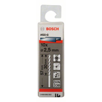 BOSCH Vrtáky do kovu HSS-G, DIN 338, 10 ks 2608595053