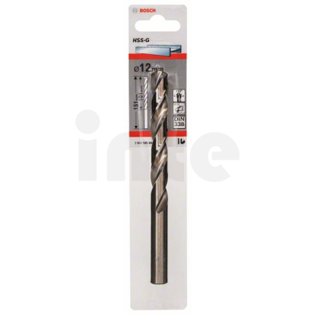 BOSCH Vrtáky do kovu HSS-G, DIN 338 2608585940