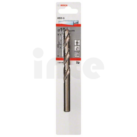BOSCH Vrtáky do kovu HSS-G, DIN 338 2608585937