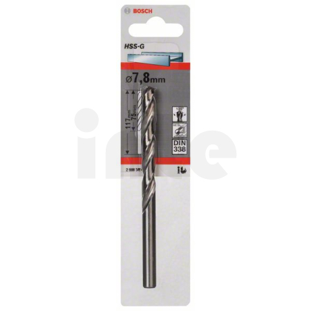 BOSCH Vrtáky do kovu HSS-G, DIN 338 2608585931