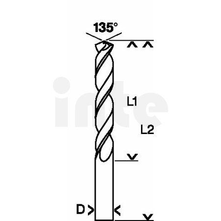 BOSCH Vrtáky do kovu HSS-G, DIN 338, 2 ks 2608585908