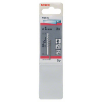 BOSCH Vrtáky do kovu HSS-G, DIN 338, 2 ks 2608585906