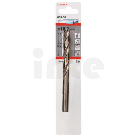 BOSCH Vrtáky do kovu HSS-Co, DIN 338 2608585866
