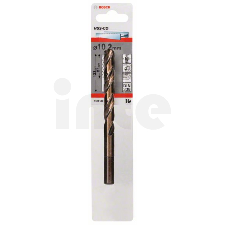 BOSCH Vrtáky do kovu HSS-Co, DIN 338 2608585865