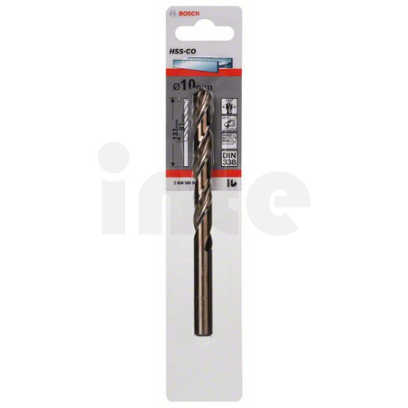 BOSCH Vrtáky do kovu HSS-Co, DIN 338 2608585864