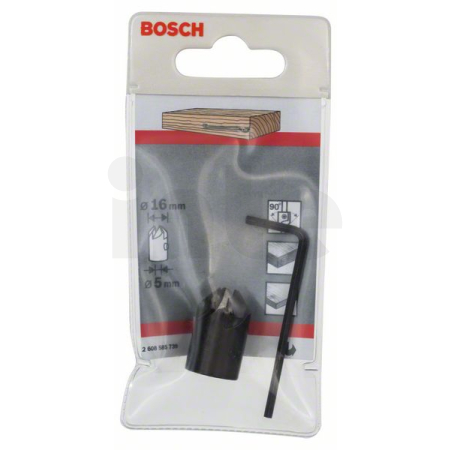 BOSCH Nástrčné záhlubníky pro spirálové vrtáky do dřeva 2608585739