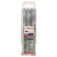 BOSCH Vrtáky do kovu HSS-G, DIN 338, 5 ks 2608585536