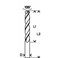 BOSCH Vrták do kovu PRO Metal HSS-G standardní délky, 10,1 × 87 × 133 mm, 5 ks 2608585522