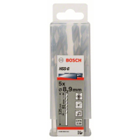 BOSCH Vrtáky do kovu HSS-G, DIN 338, 5 ks 2608585514