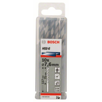BOSCH Vrtáky do kovu HSS-G, DIN 338, 10 ks 2608585504
